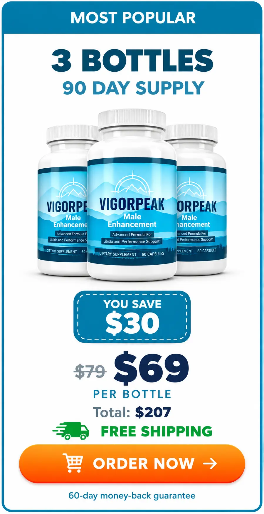 VigorPeak 3 Bottle Price